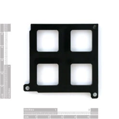 Button Pad 2x2 Bottom Bezel -Electronic Components Store 08747 02 L
