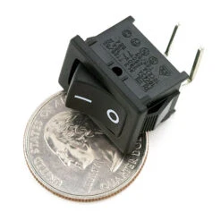 Rocker Switch - SPST (right-angle) -Electronic Components Store 08837 04 L