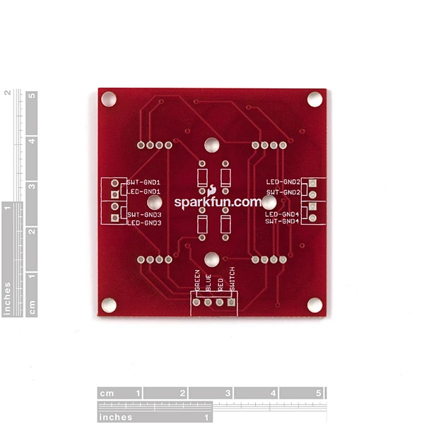 Button Pad 2x2 - Breakout PCB 4 Button Pad 2x2 - Breakout PCB - Image 2