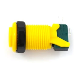 Concave Button - Yellow -Electronic Components Store 09338 2