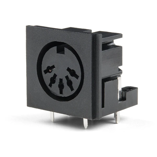 MIDI Connector - Female Right Angle 3 MIDI Connector - Female Right Angle