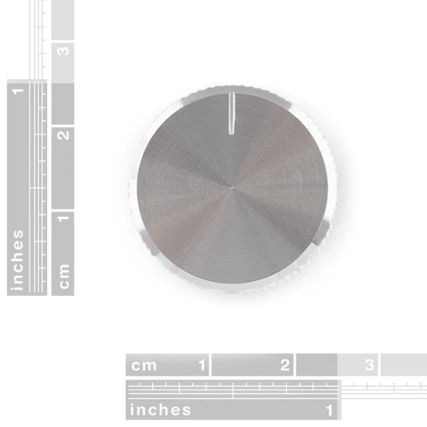 Silver Metal Knob - 14x24mm 4 Silver Metal Knob - 14x24mm - Image 2