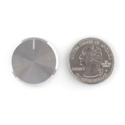 Silver Metal Knob - 14x24mm 9 Silver Metal Knob - 14x24mm -Electronic Components Store 10001 04