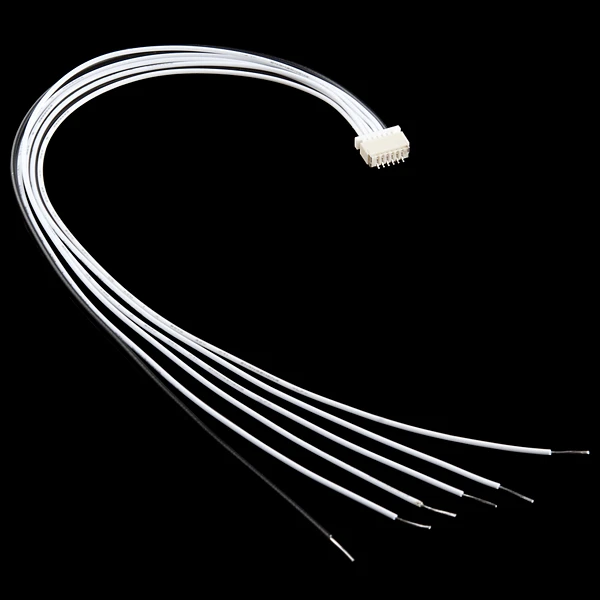 JST SH Jumper 6 Wire Assembly - 8" 3 JST SH Jumper 6 Wire Assembly - 8"