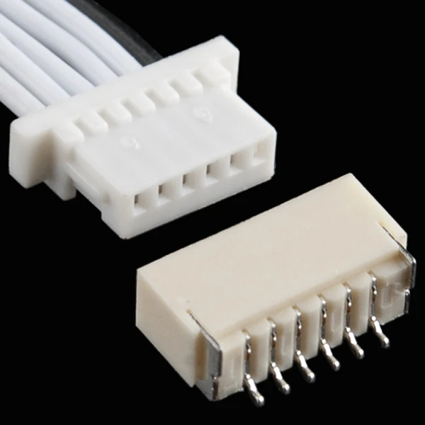 JST SH Jumper 6 Wire Assembly - 8" 4 JST SH Jumper 6 Wire Assembly - 8" - Image 2