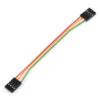 Jumper Wire - 0.1", 4-pin, 4" 2 Jumper Wire - 0.1", 4-pin, 4" -Electronic Components Store 10364 01