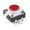 LED Tactile Button - Red -Electronic Components Store 10442 LED Tactile Button Red 01