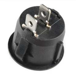 Rocker Switch - SPST (round) -Electronic Components Store 11138 02