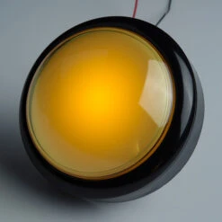 Big Dome Pushbutton - Yellow -Electronic Components Store 11273 Big Dome Pushbutton Yellow Demo