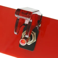 Toggle Switch And Cover - Illuminated (Red) 11 Toggle Switch And Cover - Illuminated (Red) -Electronic Components Store 11310 05a