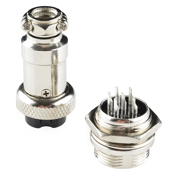 6-Pin Chassis Connector - Panel Mount (male And Female) 5 6-Pin Chassis Connector - Panel Mount (male And Female) - Image 3