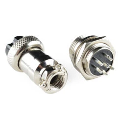 6-Pin Chassis Connector - Panel Mount (male And Female) 9 6-Pin Chassis Connector - Panel Mount (male And Female) -Electronic Components Store 11475 02