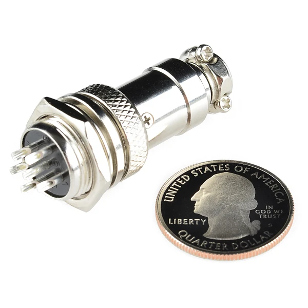 6-Pin Chassis Connector - Panel Mount (male And Female) 4 6-Pin Chassis Connector - Panel Mount (male And Female) - Image 2