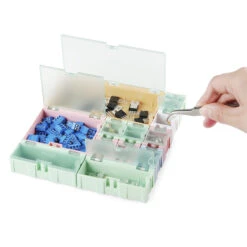 Modular Plastic Storage Box - Medium (4 Pack) -Electronic Components Store 11527 11528 11529 11530 02