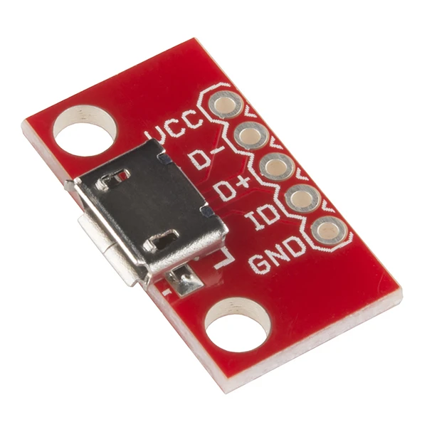 SparkFun MicroB USB Breakout 3 SparkFun MicroB USB Breakout