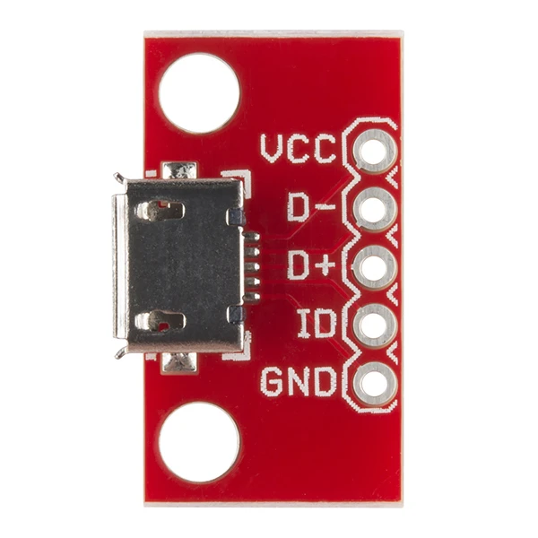 SparkFun MicroB USB Breakout 4 SparkFun MicroB USB Breakout - Image 2