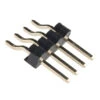 Header - 4-pin Male (SMD, 0.1", Right Angle) -Electronic Components Store 12638 01a