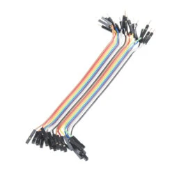 Jumper Wires - Connected 6" (M/F, 20 Pack)