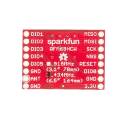 SparkFun RFM69 Breakout (434MHz) -Electronic Components Store 12823 02