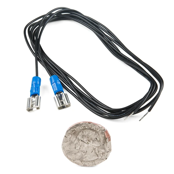 Spade Connector Wire - 3ft, Female (2 Pack) 5 Spade Connector Wire - 3ft, Female (2 Pack) - Image 3