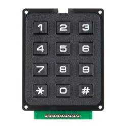 Keypad - 12 Button -Electronic Components Store 14662 Keypad 12 Button 04