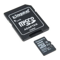 MicroSD Card With Adapter - 32GB (Class 10)