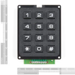 SparkFun Qwiic Keypad - 12 Button -Electronic Components Store 15290 SparkFun Qwiic Keypad 12 Button 02