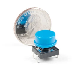 Multicolored Tactile Buttons - 4-Pack -Electronic Components Store 15326 Simon Buttons 4pk red green blue yellow 03