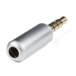 TRRS Audio Plug - 3.5mm (Metal) -Electronic Components Store 15337 TRRS Audio Plug 3.5mm Metal 04