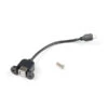 Panel Mount USB-B To Micro-B Cable - 6" -Electronic Components Store 15463 Panel Mount USB B to Micro B Cable 6in. 01