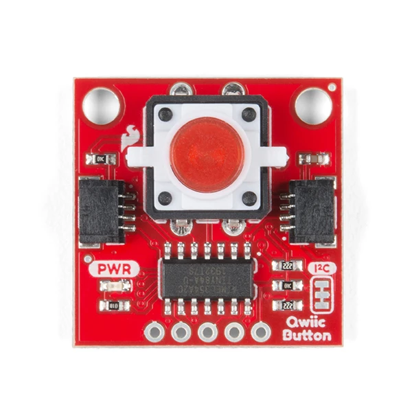 SparkFun Qwiic Button - Red LED 4 SparkFun Qwiic Button - Red LED - Image 2