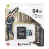 Kingston Canvas Go! Plus 64GB MicroSD Card With Adapter -Electronic Components Store 16498 Kingston Canvas Go Plus 64GB MicroSD Card with Adapter 01