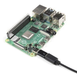 Raspberry Pi Micro USB To USB-C Adapter - Black -Electronic Components Store 18015 Raspberry Pi Micro USB to USB C Adapter Black 04