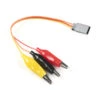 Servo To Alligator Clip Cable - Shrouded -Electronic Components Store 19223 Servo to Alligator Clip Cable Shrouded 01