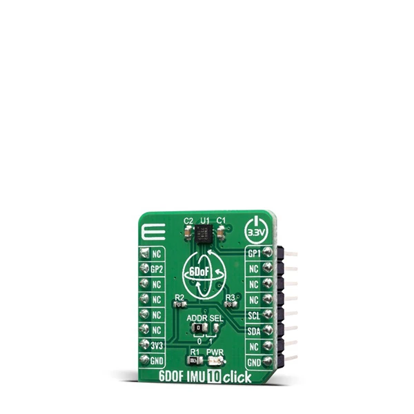 MIKROE 6DOF IMU 10 Click 3 MIKROE 6DOF IMU 10 Click