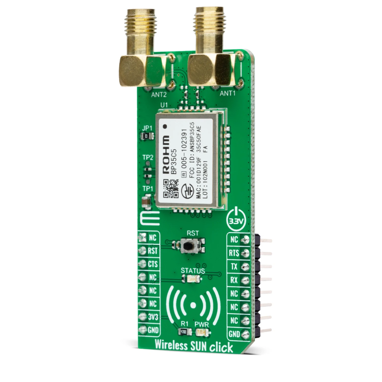 MIKROE Wireless SUN Click 3 MIKROE Wireless SUN Click