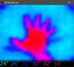 SparkFun IR Array Breakout - 55 Degree FOV, MLX90640 (Qwiic) -Electronic Components Store SparkFun MLX90640 Hand 1